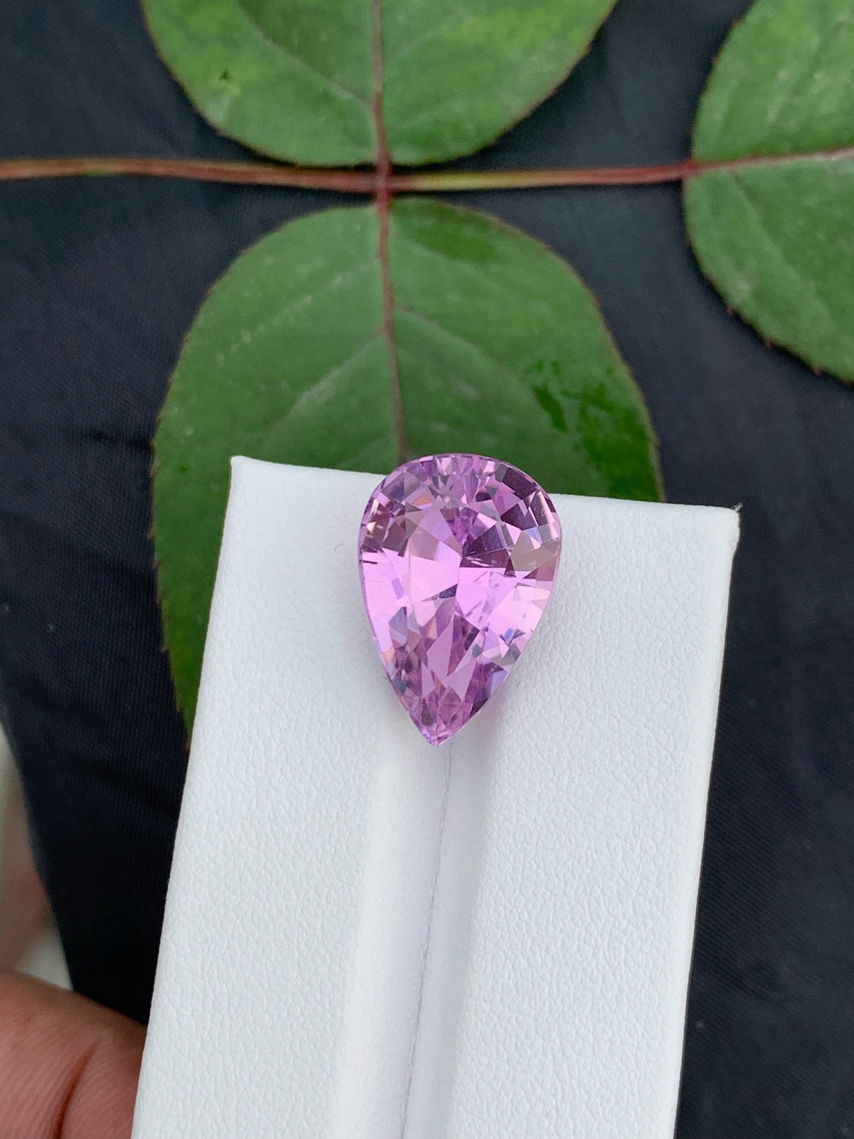 Pear Shape Pink Kunzite Gemstone: Natural November Birthstone, 14.65 CT