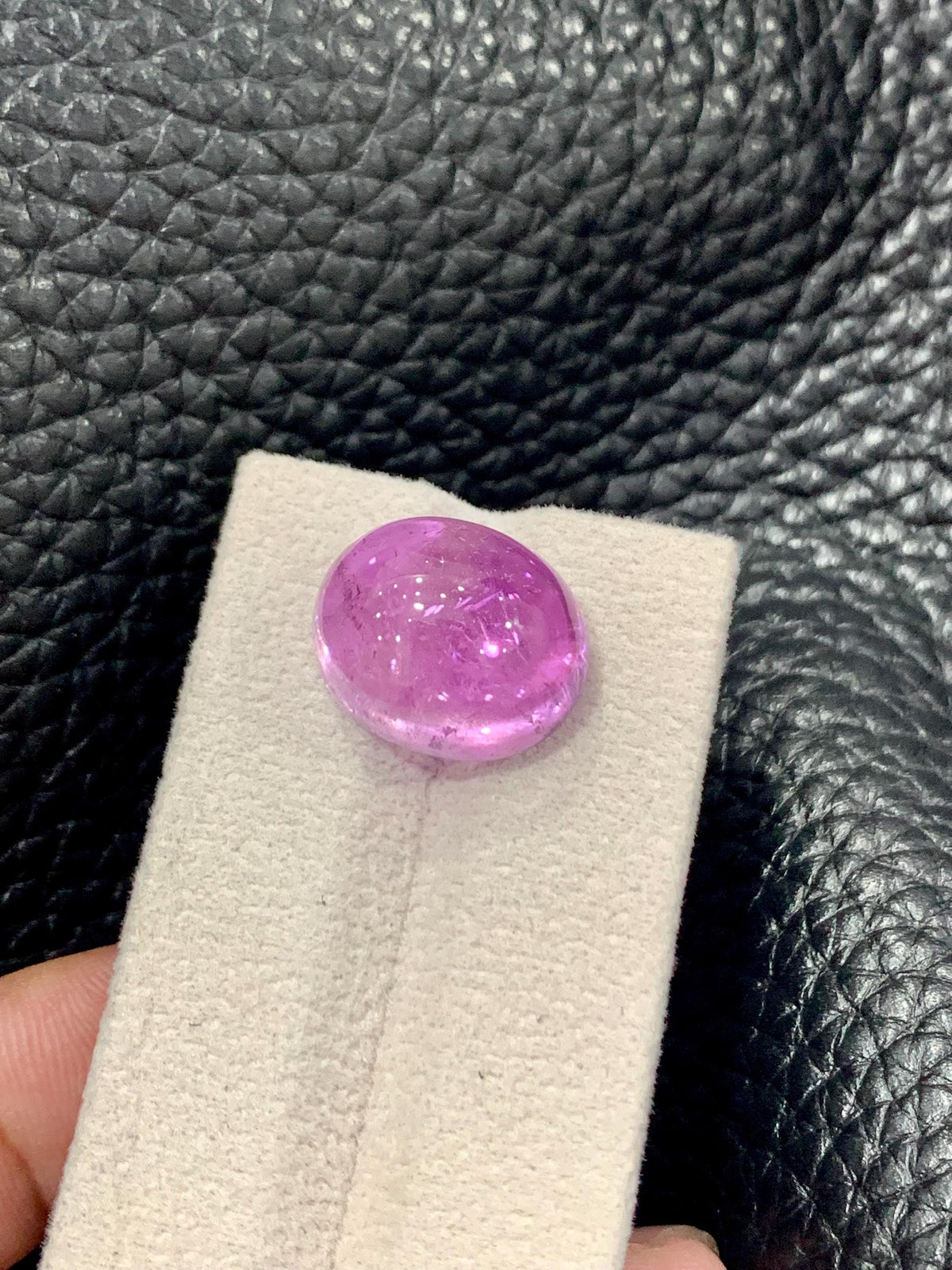 Pink Kunzite 21.40ct Oval Cabochon | Glowing Pastel Gem | Afghanistan