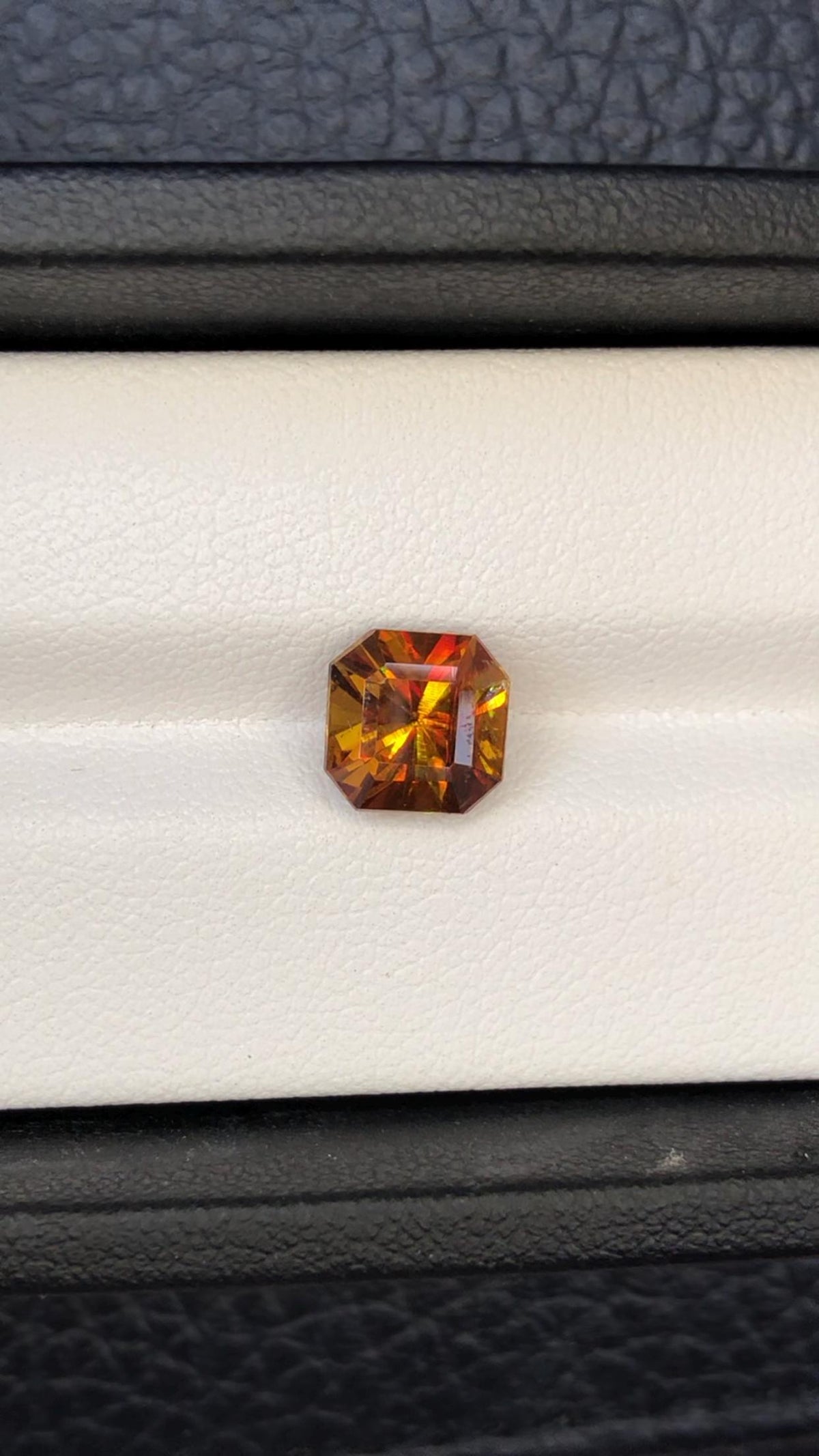 Full Fire Sphene Gemstone: 2.90 CT Natural Titanite Stone