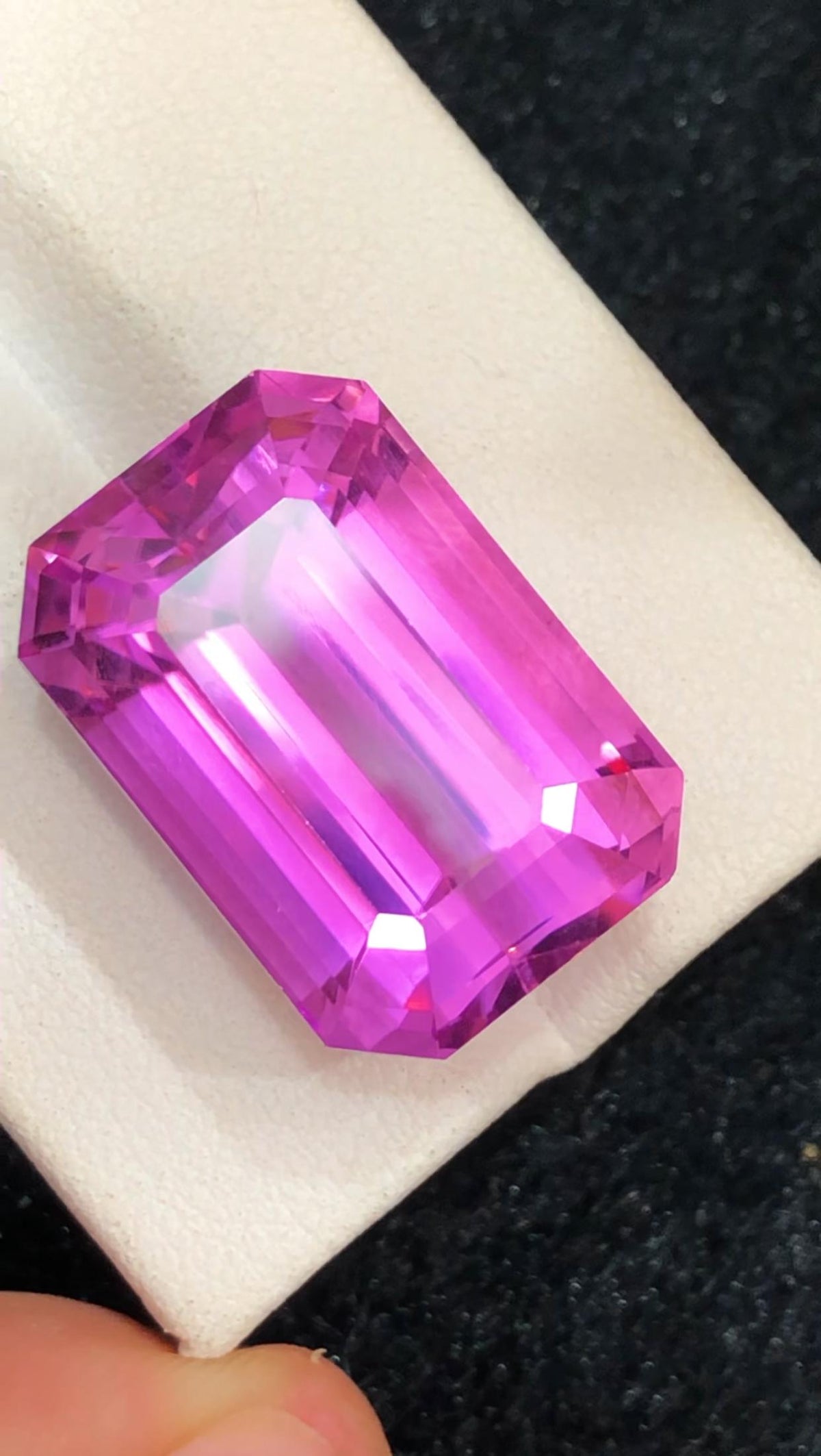 Pink Kunzite Emerald Cut – 38 Carats from Afghanistan