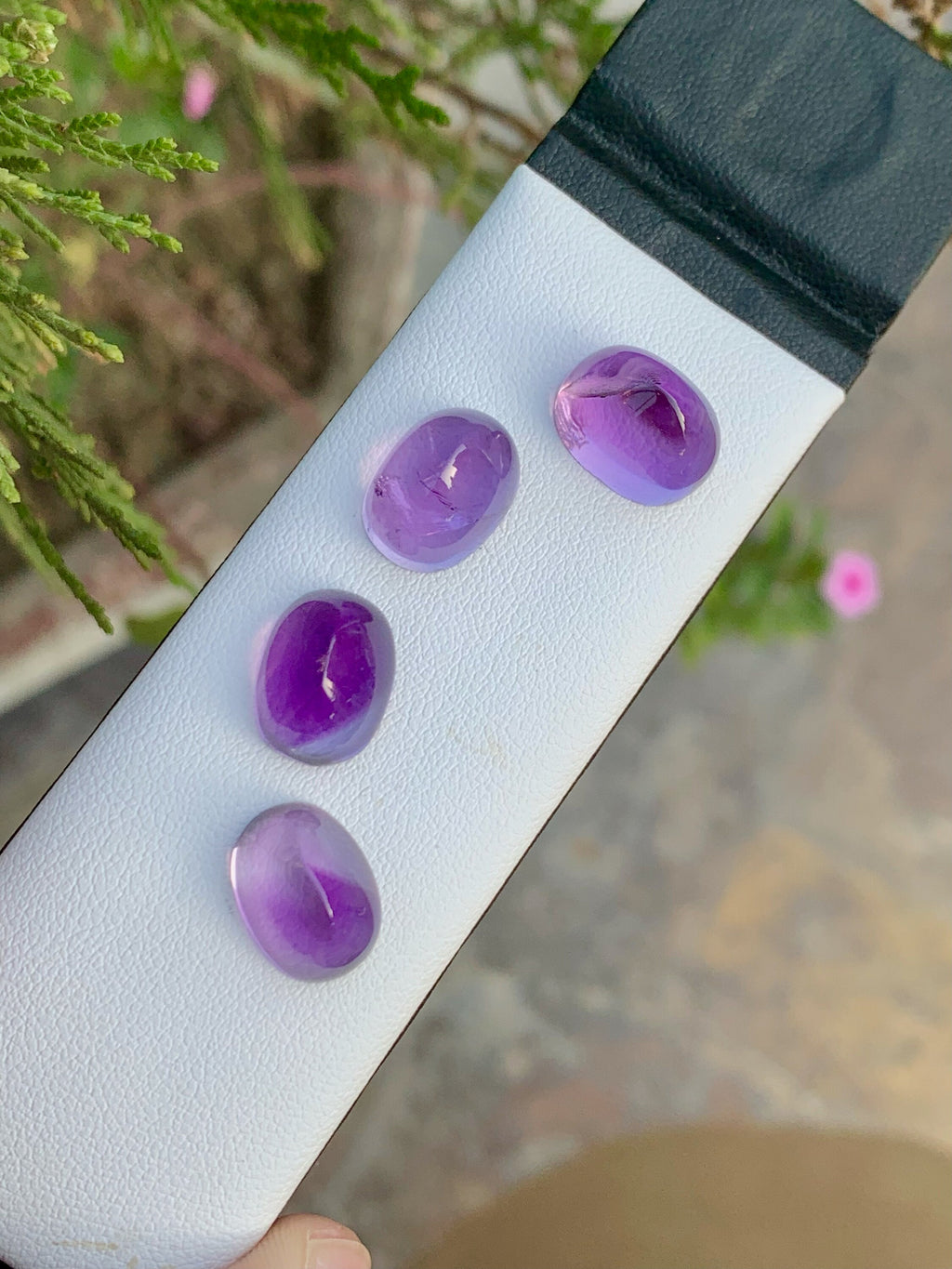 Natural Light Purple Amethyst Oval Cabochon Lot - 29.95 CT