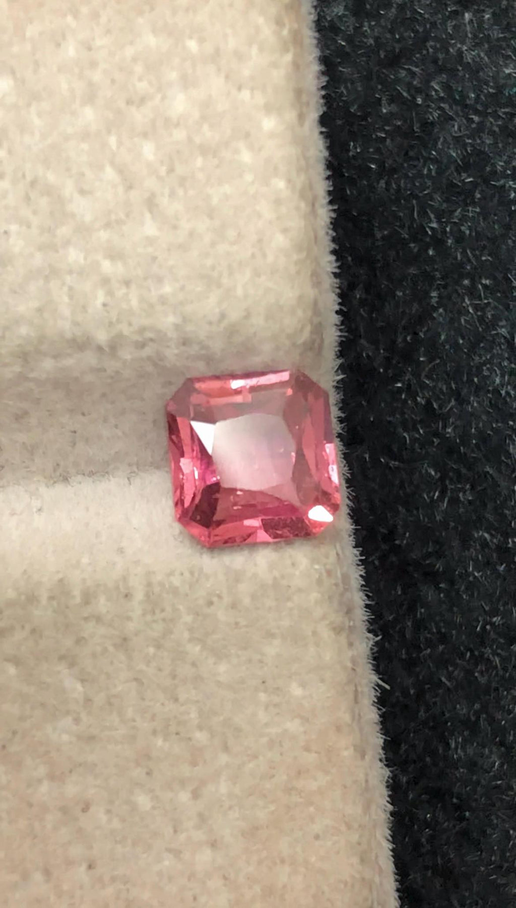 Sunset Padparadscha Sapphire 0.82 ct Fancy Octagonal Cut – From Madagascar With Certificate