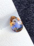 Blue-Golden Parti Sapphire 1.12ct Pear Cut • Sri Lanka