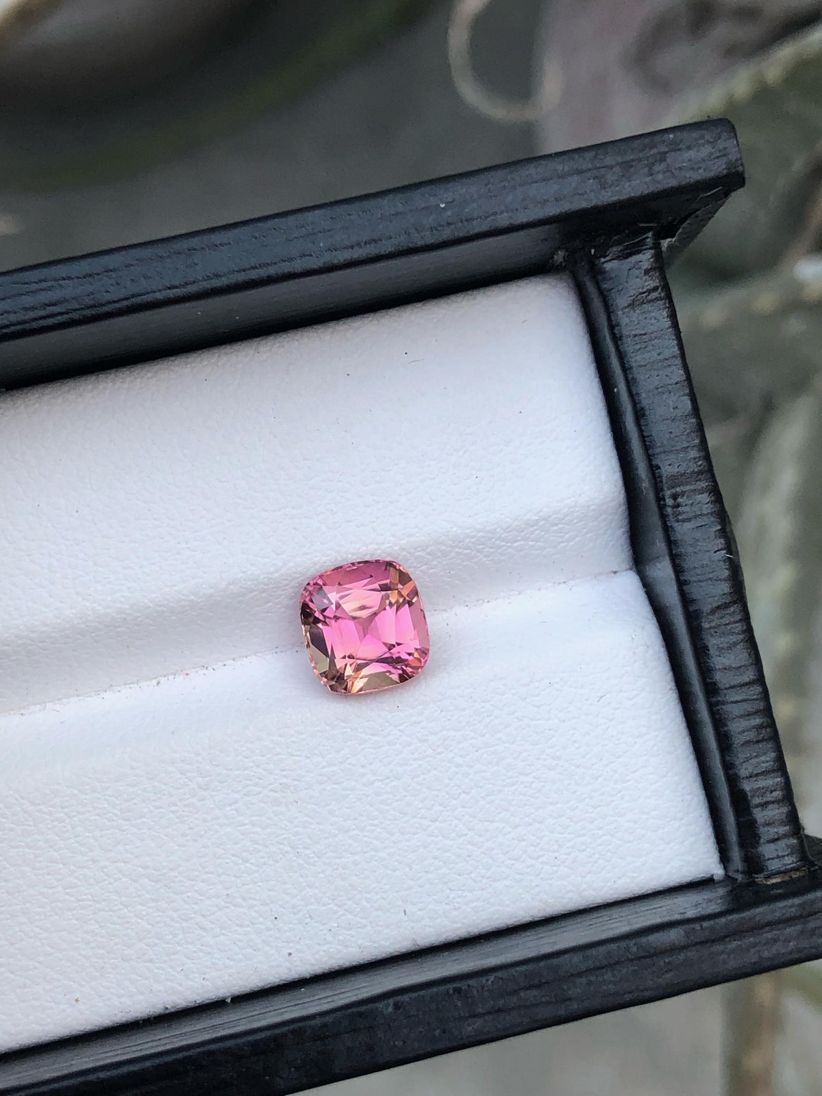 Natural Pink Tourmaline Gemstone: 2.25 CT Cushion Cut, Afghanistan Origin