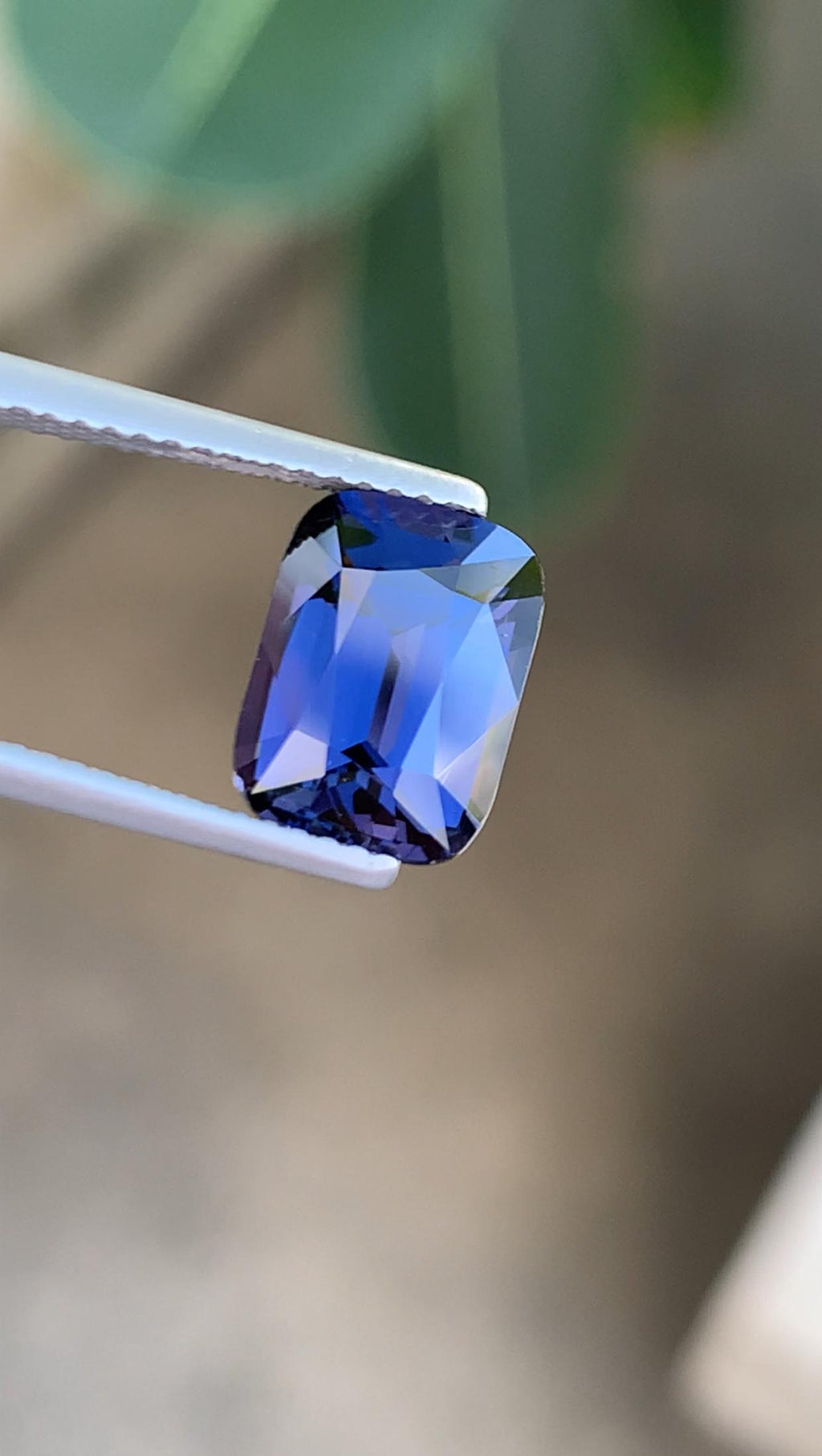 3.70ct Cobalt Blue Spinel Gemstone: Rare Deep Blue Gem