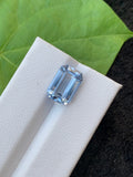 Santa Maria Aquamarine Gemstone: Emerald Cut, 4.2 Carat Loose Stone