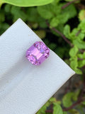 Lilac Pink Kunzite Gemstone: 5.15 CT Emerald Cut Spodumene