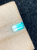 Neon Blue Tourmaline Stone: Cushion Cut Gemstone for Ring Making, 1.15 CT