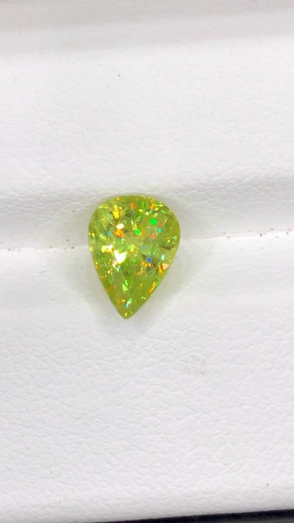 Pear Shape Sphene Gemstone: Natural Titanite, 1.60 CT