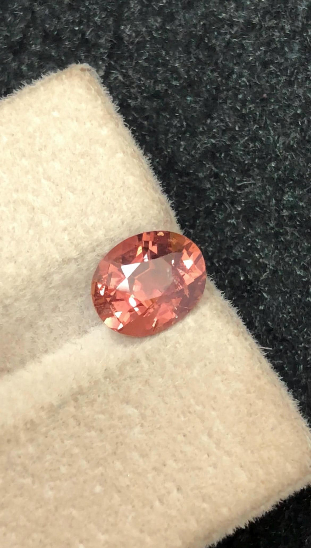 Natural Padparadscha Sapphire 1.81 ct Oval Cut , Madagascar – Lively Orange-Pink Glow With Certificate