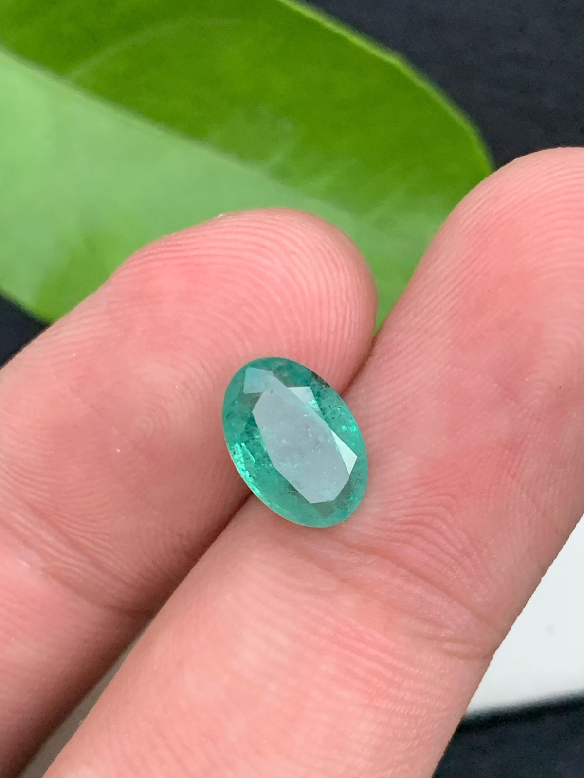 Natural Emerald Loose Gemstone Oval Cut , Ring/ Jewelry Size zambia Emerald~ 2.15 Carats