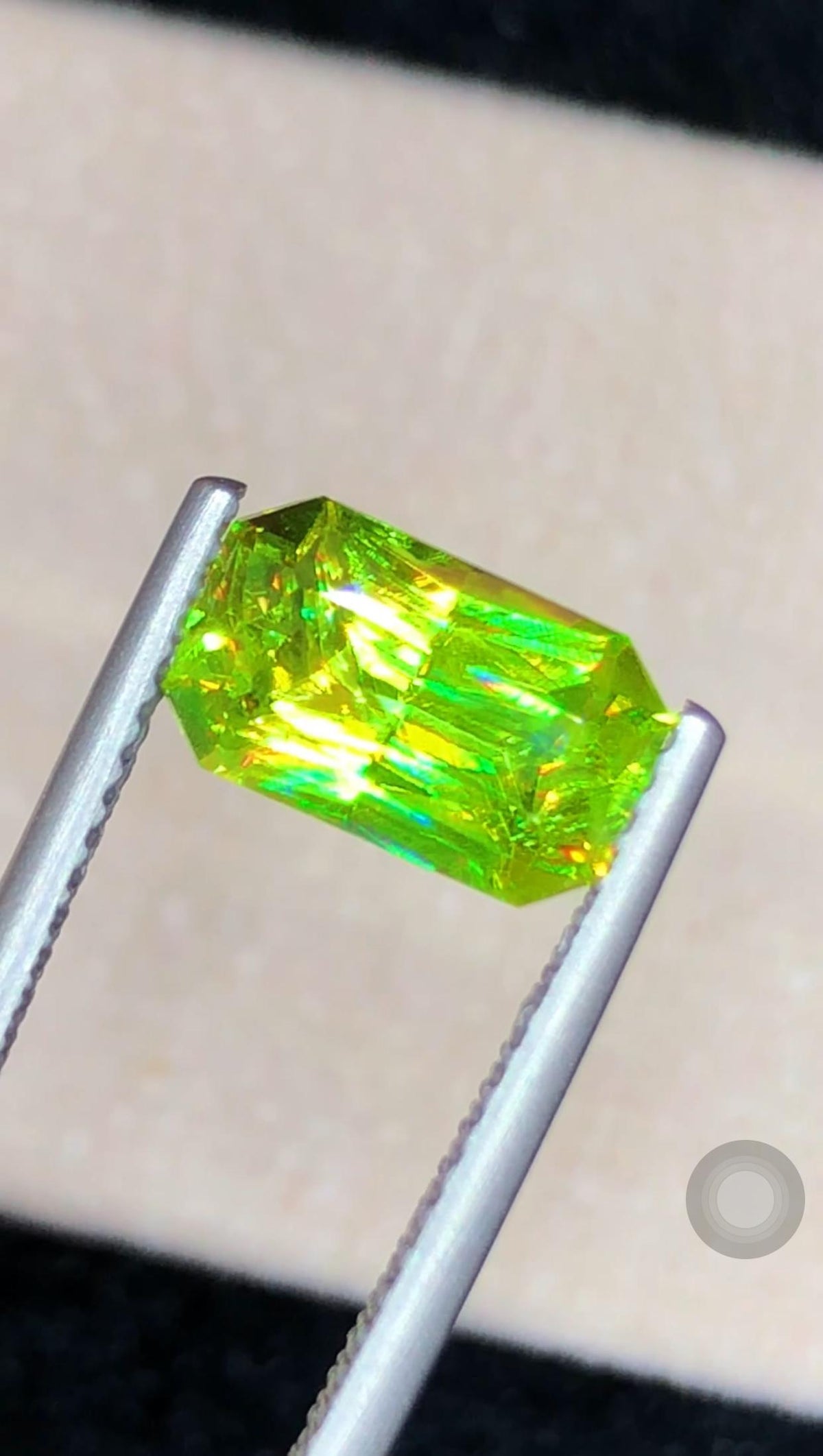 Natural Apple Green Sphene Gemstone – Fancy Cut, 2.10 Carats (Madagascar)
