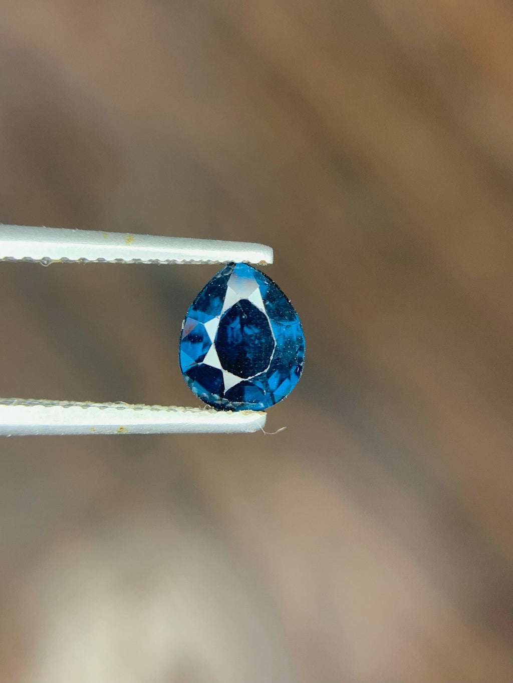 Deep Blue Spinel Gemstone, Faceted Spinel Stone, August Birthstone, 1.55 CT