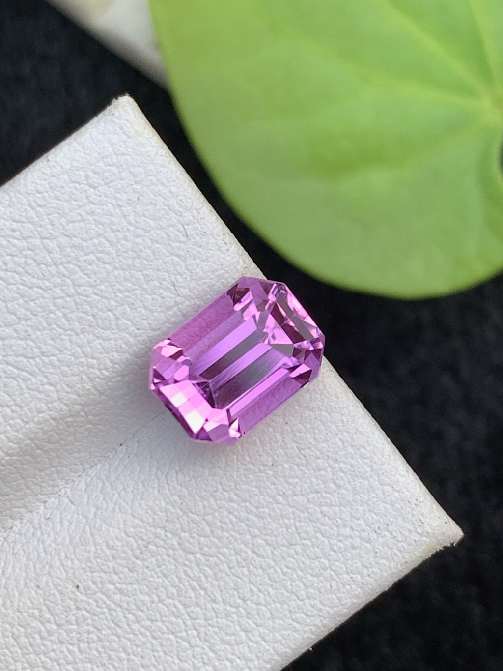 Pink Kunzite Gemstone: Emerald Cut, Flawless, 4.85 CT