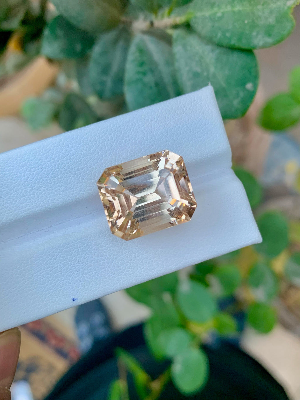 Unheated Yellow Topaz Gemstone: Emerald Cut, 25.95 CT, November Birthstone