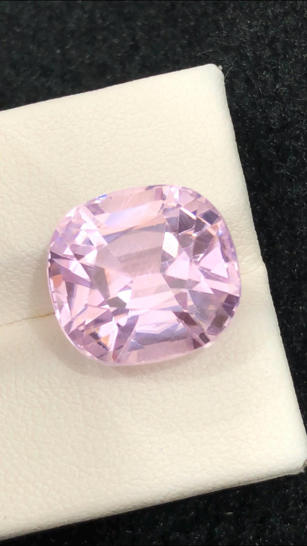 Natural Pink Kunzite Cushion Cut Gemstone – 14.30 Carats from Afghanistan