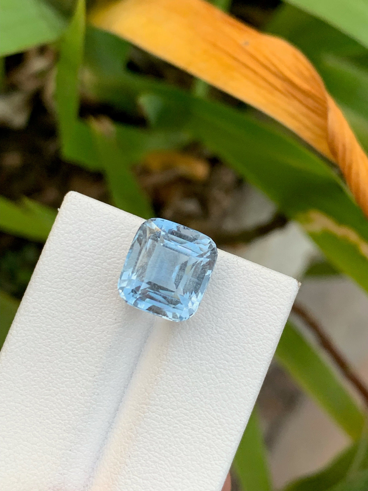 Santa Maria Aquamarine Gemstone: Emerald Cut, Brazilian Loose Stone (7.30 CT)