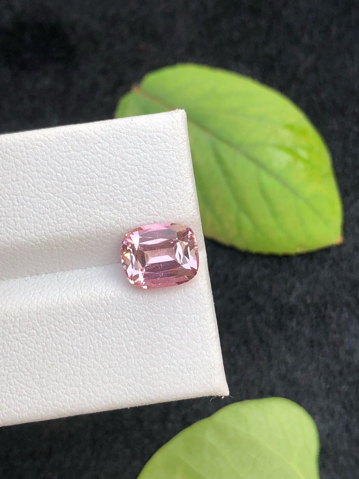 Natural Carnation Pink Tourmaline Gemstone: Cushion Cut, Afghanistan Origin