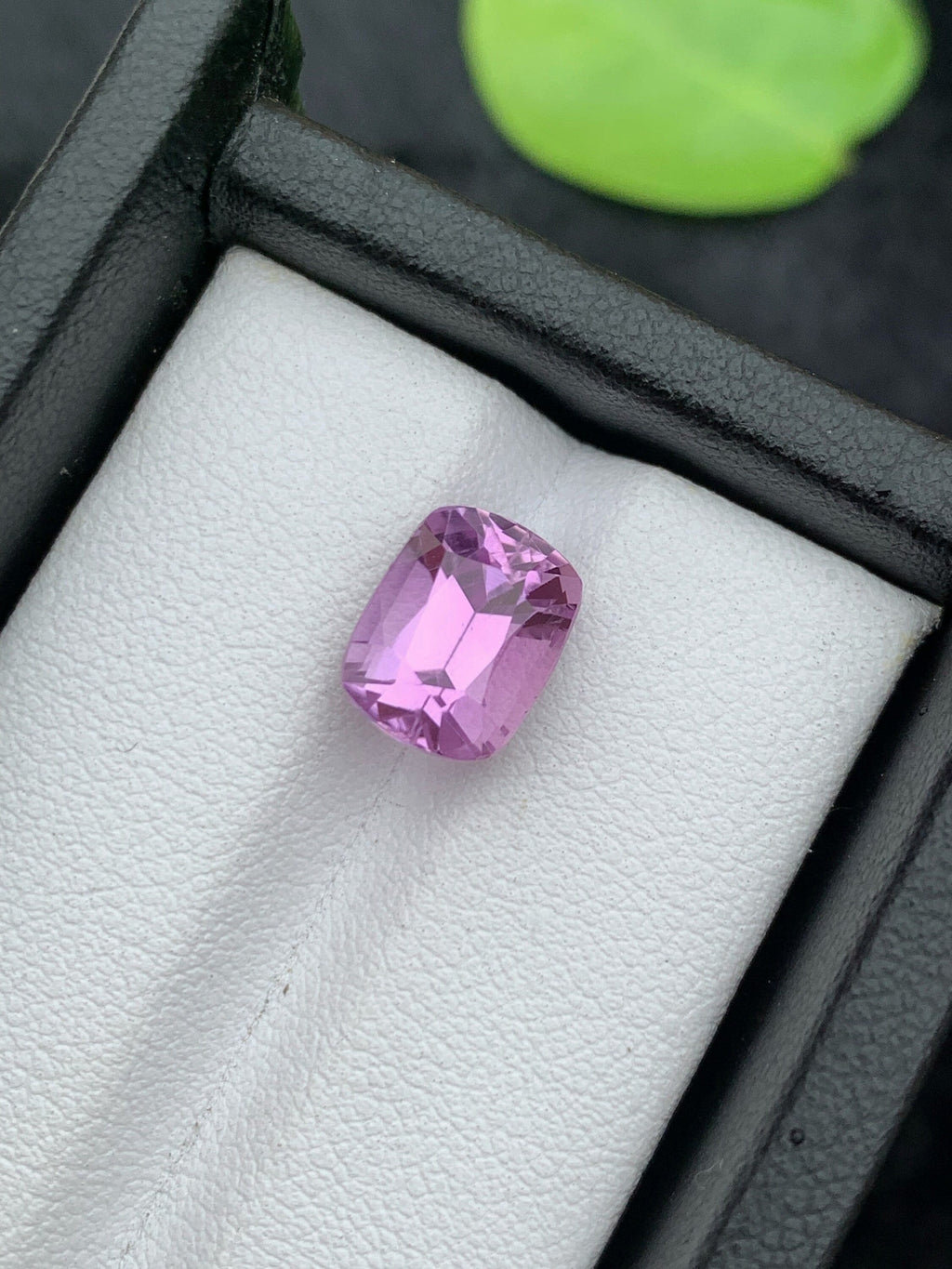 4.65 CT Pink Kunzite Gemstone: Cushion Cut, Afghanistan Origin