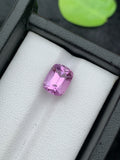 4.65 CT Pink Kunzite Gemstone: Cushion Cut, Afghanistan Origin