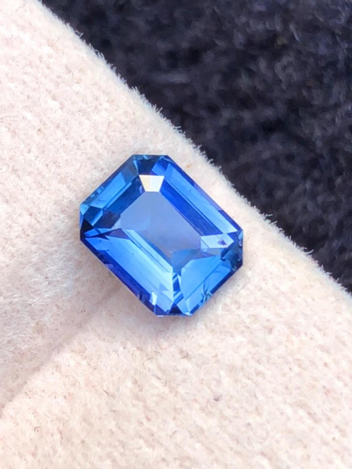Blue Sapphire 1.14ct Emerald Octagonal Cut Madagascar
