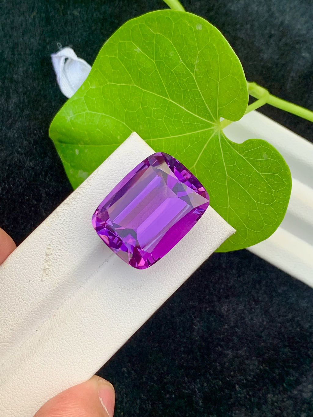 Natural Purple Amethyst Stone: 40.90 CT Cushion Cut Gemstone