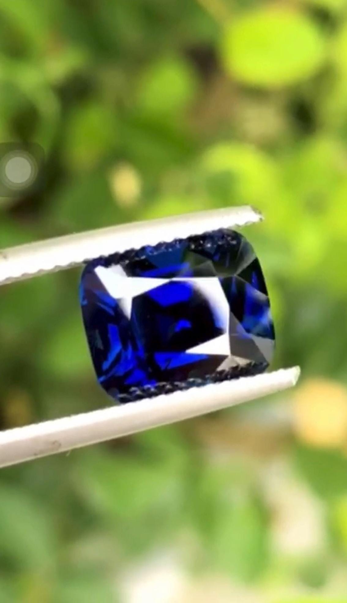 Royal Blue Sapphire 5.00 Carat Rectangular Cushion Fancy Cut- No Heat Loose Gemstone