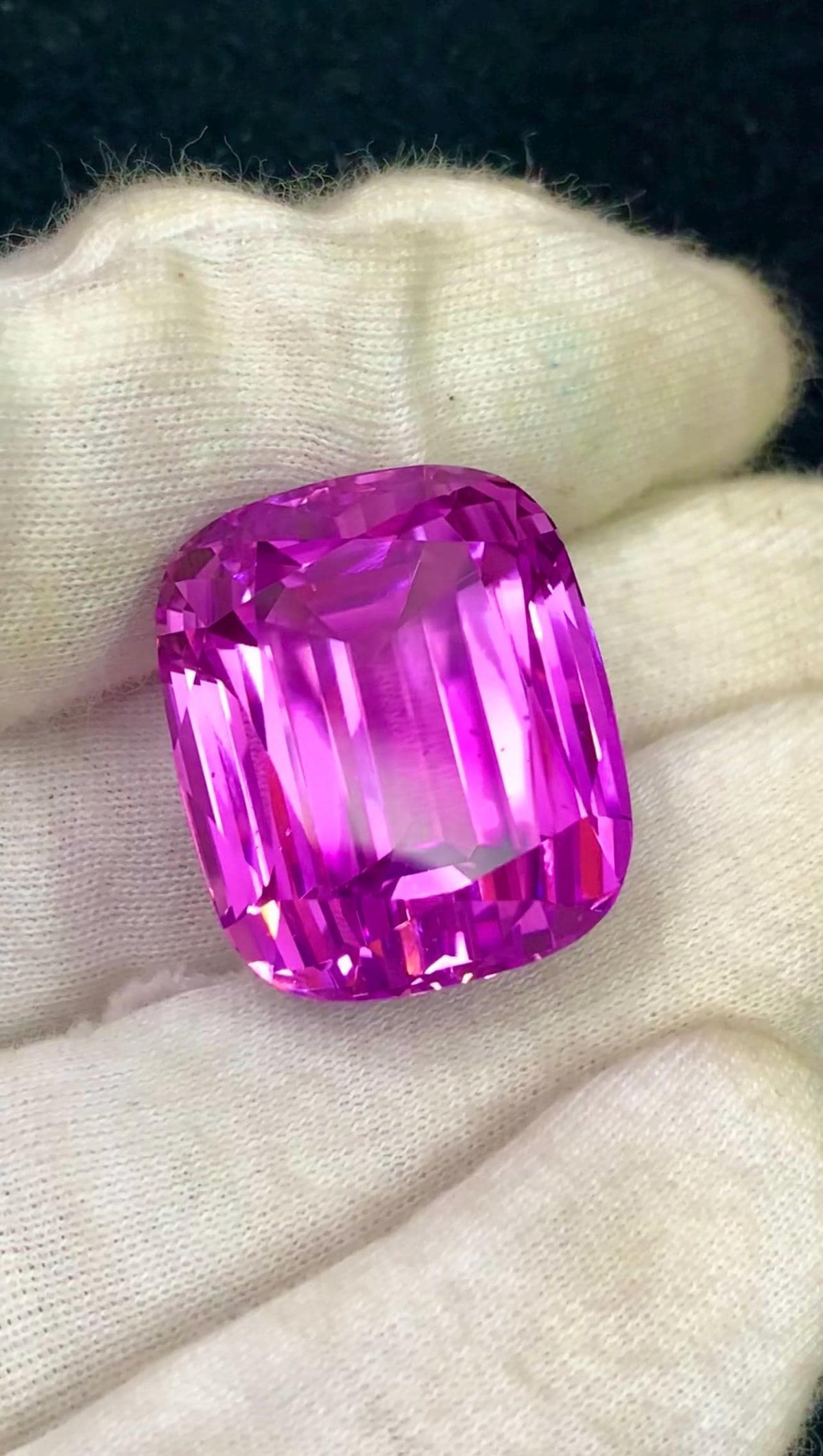 Pink Kunzite 65.20ct Cushion Cut Gemstone from Afghanistan – Elegant Sparkling Pink Gem