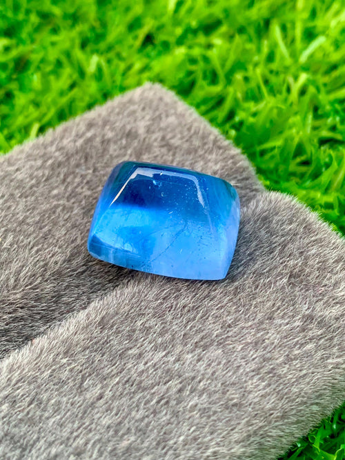 24.20 ct Aquamarine Cabochon: Skardu Pakistan Blue Beryl Gemstone