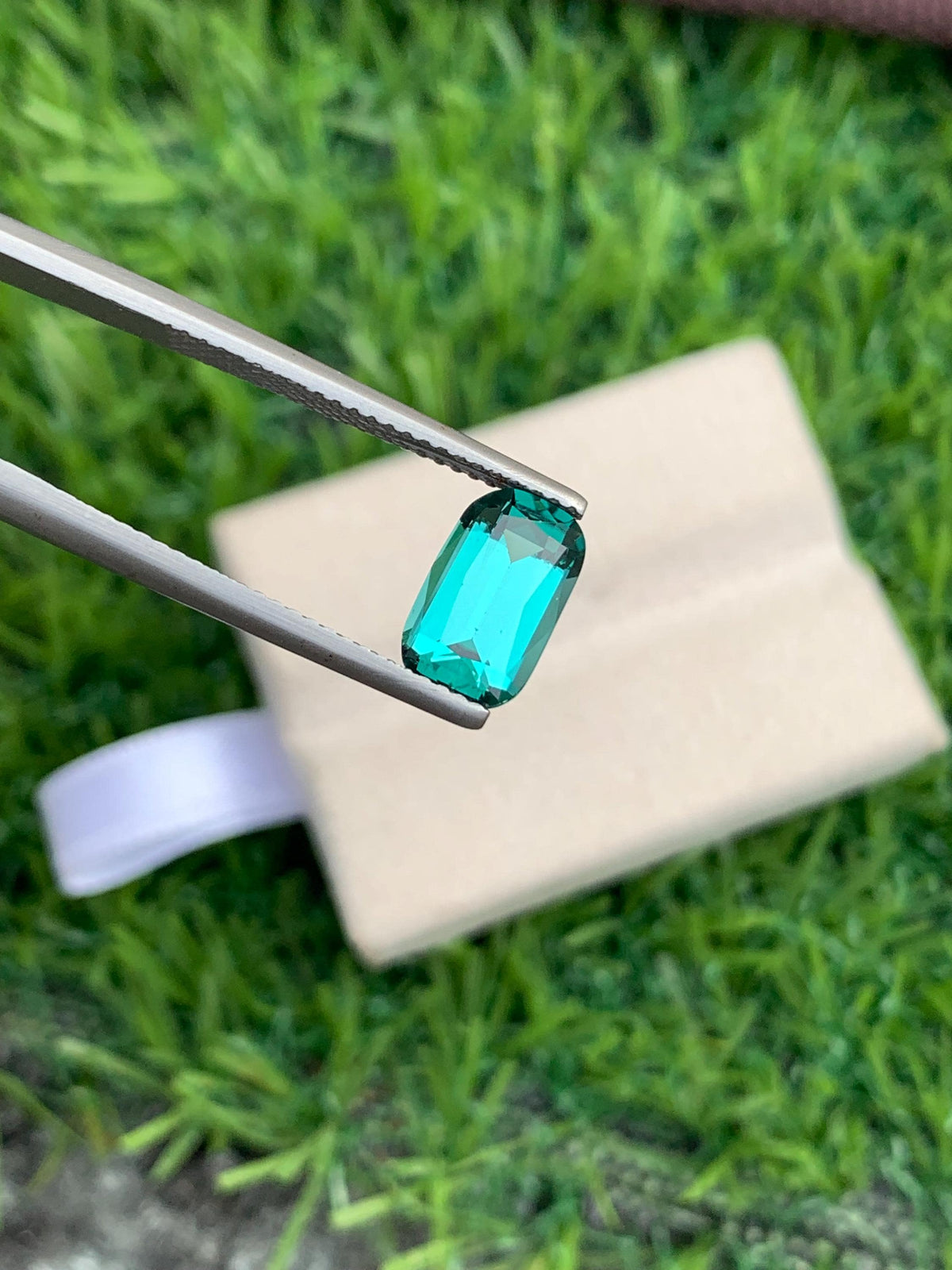 Blue Lagoon Tourmaline Gemstone: 2.10 CT Cushion Cut, Afghanistan Origin