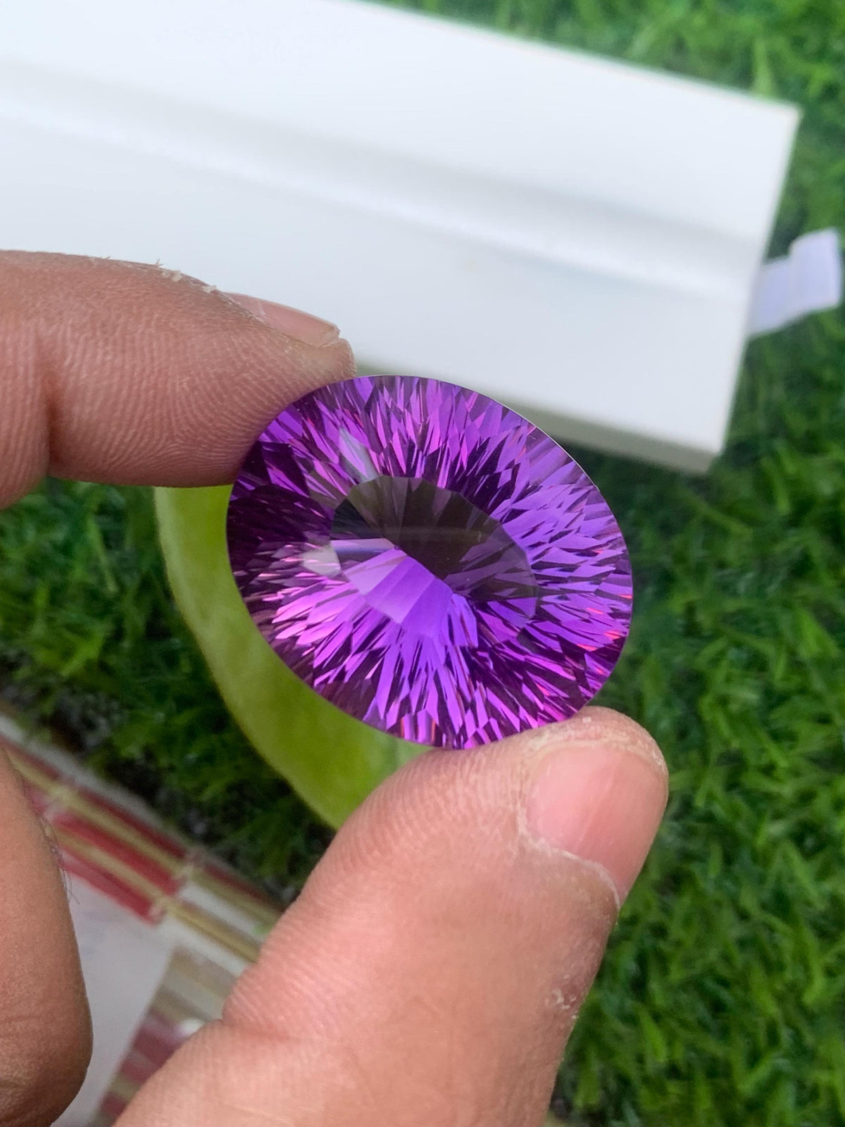Light Purple Amethyst Gemstone: 47.95 CT Flawless Cushion Cut