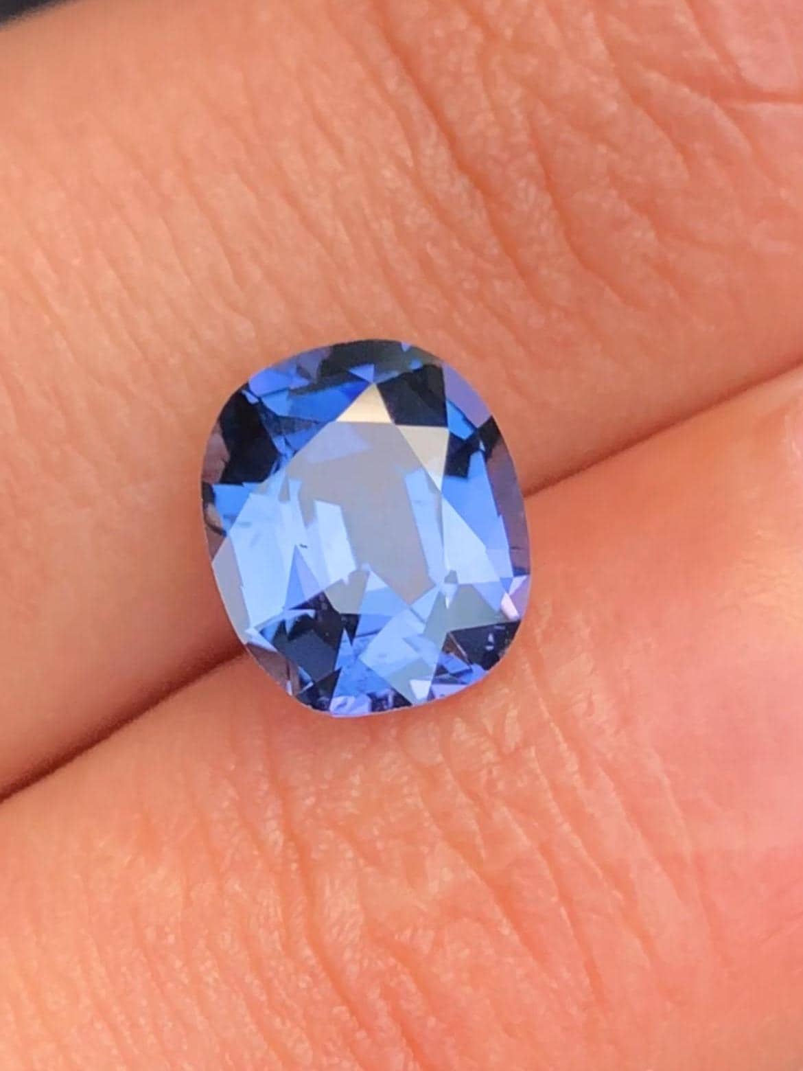 Purple Blue Spinel 2.15 Emerald Octagonal Cut Burma