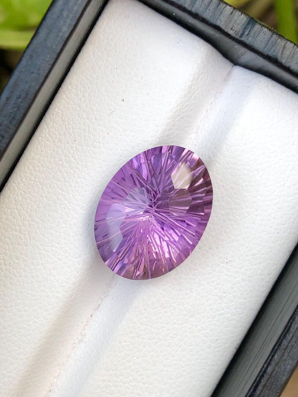 Fancy Cut Amethyst Gemstone: 11.70 CT Natural Purple Ring Stone
