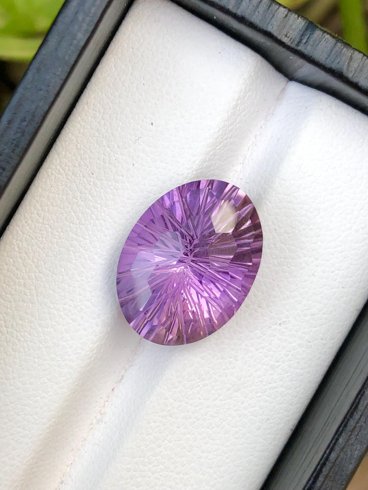 Fancy Cut Amethyst Gemstone: 11.70 CT Natural Purple Ring Stone