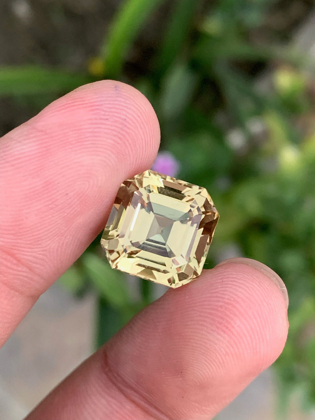 Sherry Topaz Gemstone: 15 CT Asscher Cut Imperial Topaz, November Birthstone