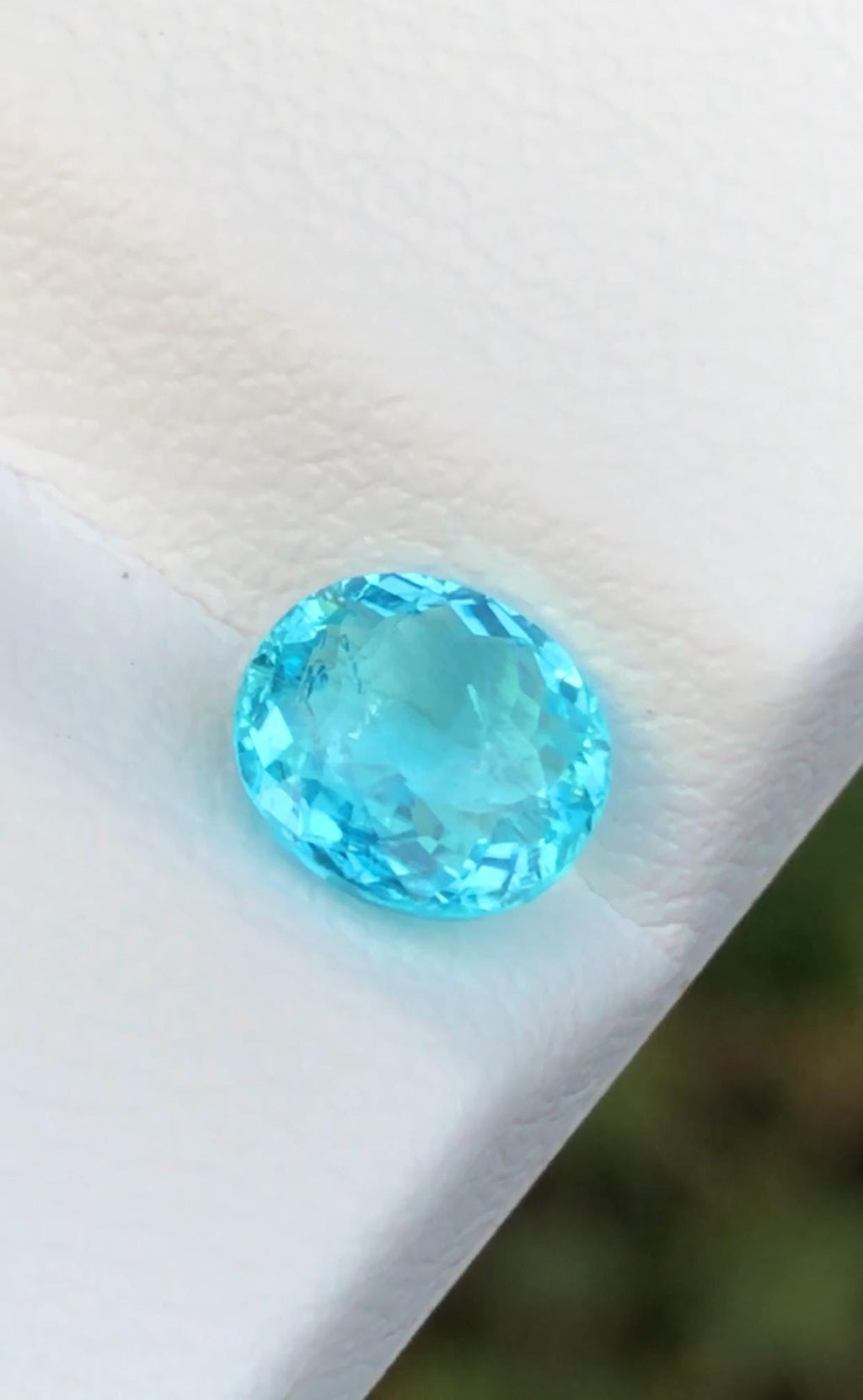 AAA Paraiba Tourmaline Gemstone: Cushion Cut, 0.90 CT Loose Stone