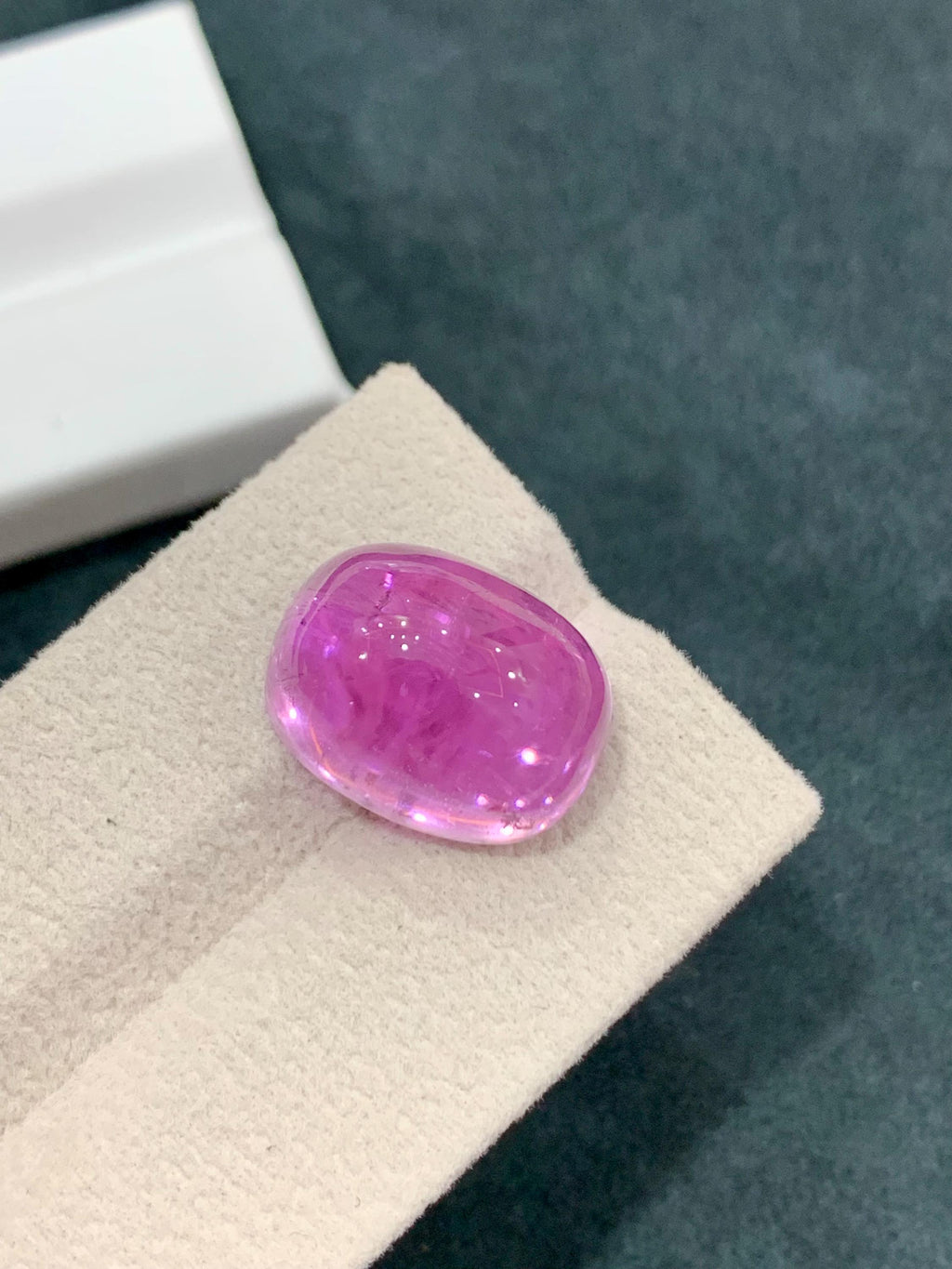 Pink Kunzite 20.35ct Cabochon Gemstone | Ovalish Shape from Afghanistan