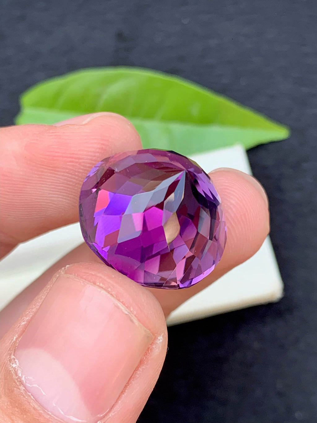 Fancy Cut Natural Amethyst Loose Gemstone - 33 carats