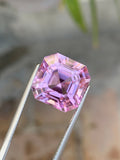 Lavender Kunzite Gemstone: 16.35 CT Flawless Ascher Cut, November Birthstone