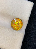 Natural Fire Sphene Gemstone: Round Cut, 2.00 CT, Pakistan Origin