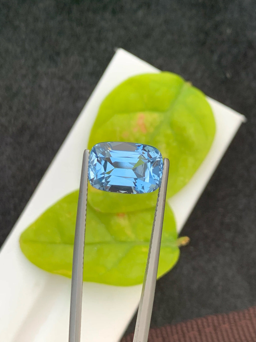 Natural Santa Maria Aquamarine Gemstone: 7.25 CT Cushion Cut, Brazil