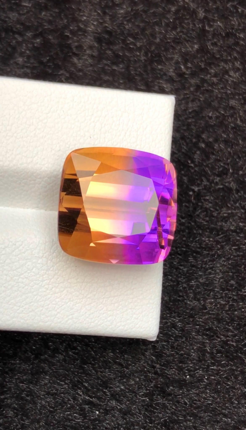 Bi-Color Ametrine 17.25ct Cushion Cut – Gemstone from Brazil