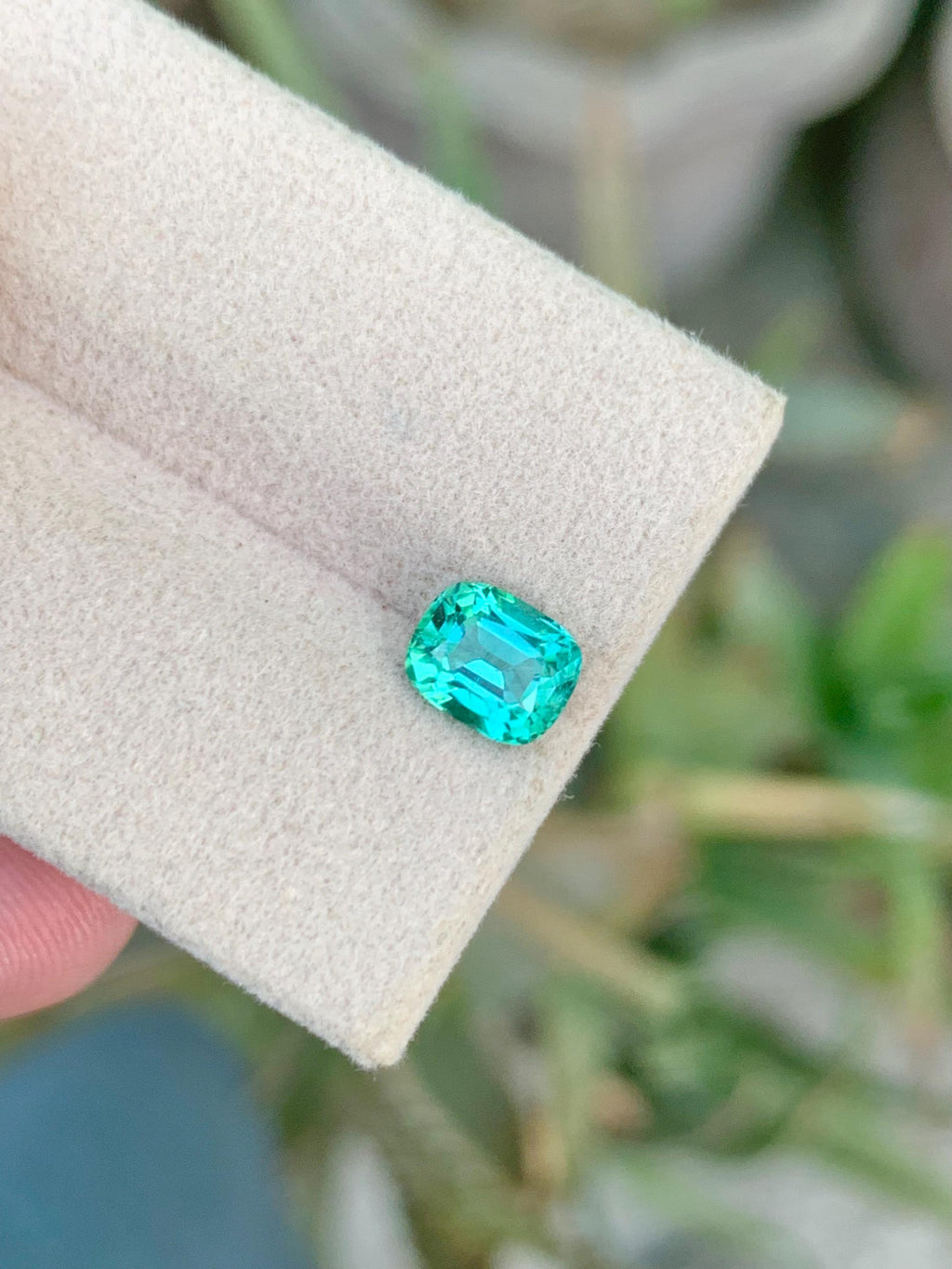 Neon Blue Tourmaline Gemstone: Rare Lagoonish Natural Stone, 1.30