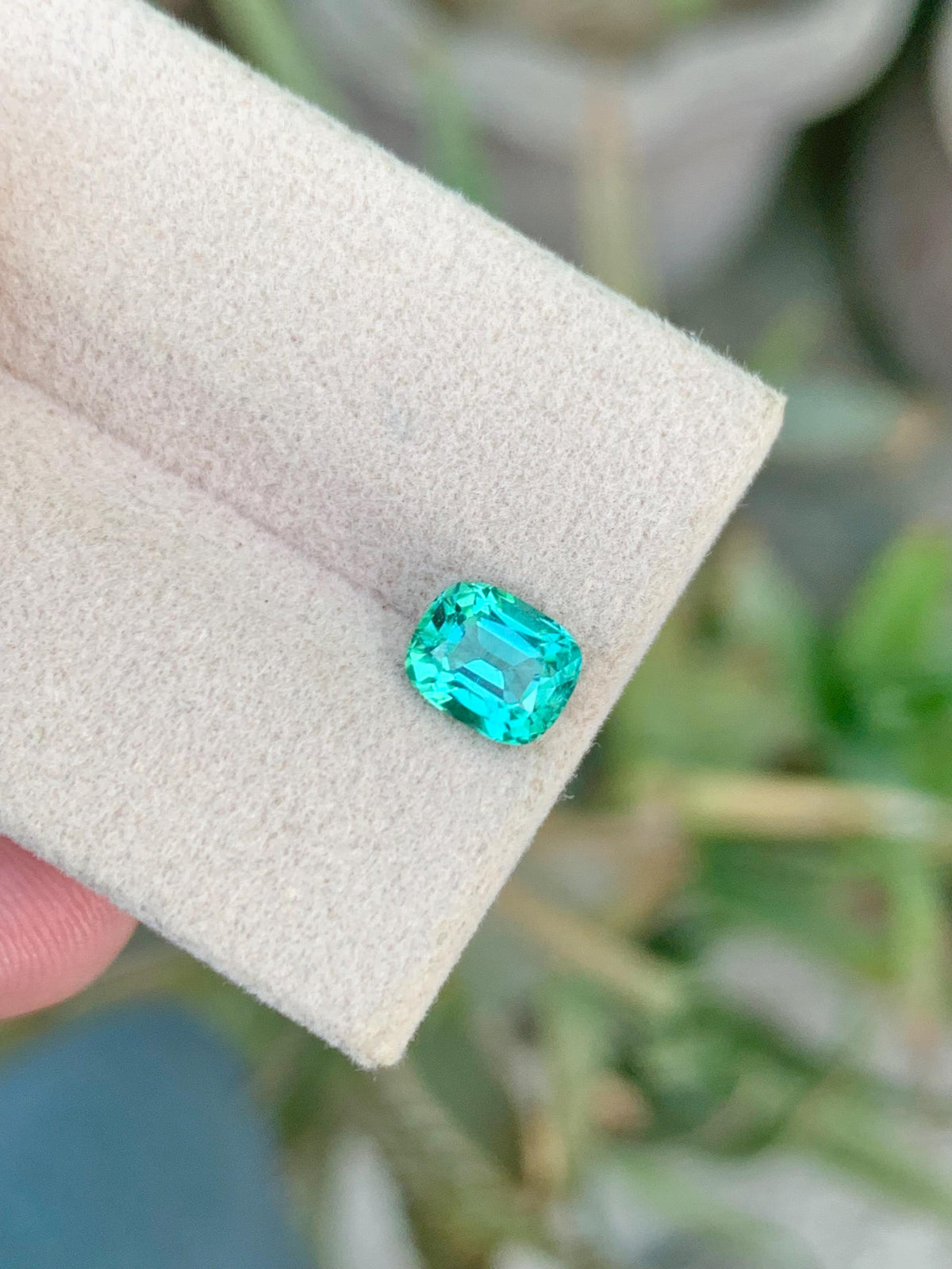 Neon Blue Tourmaline Gemstone: Rare Lagoonish Natural Stone, 1.30