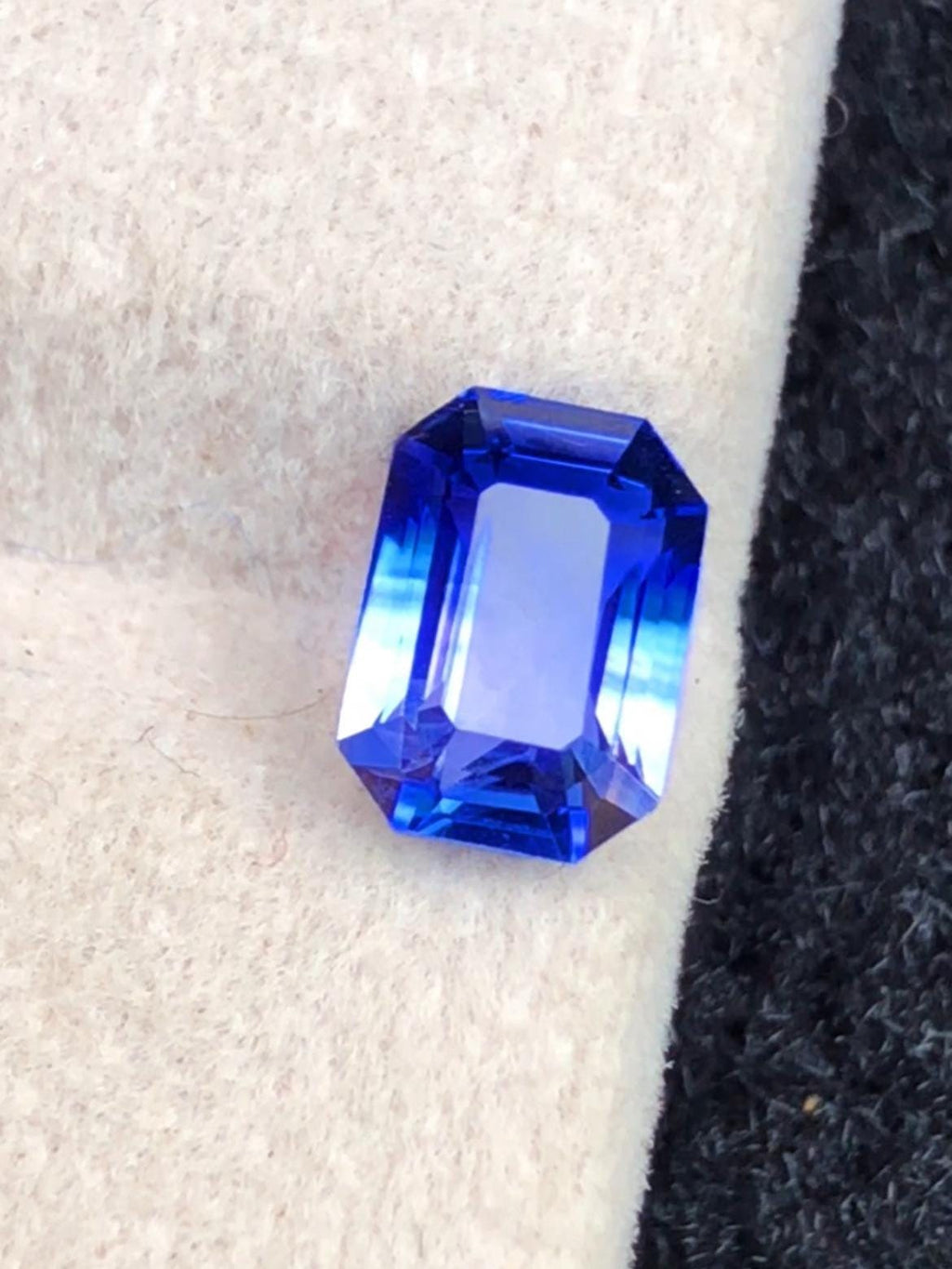 Blue Sapphire 1.48ct Emerald Octagonal Cut Madagascar