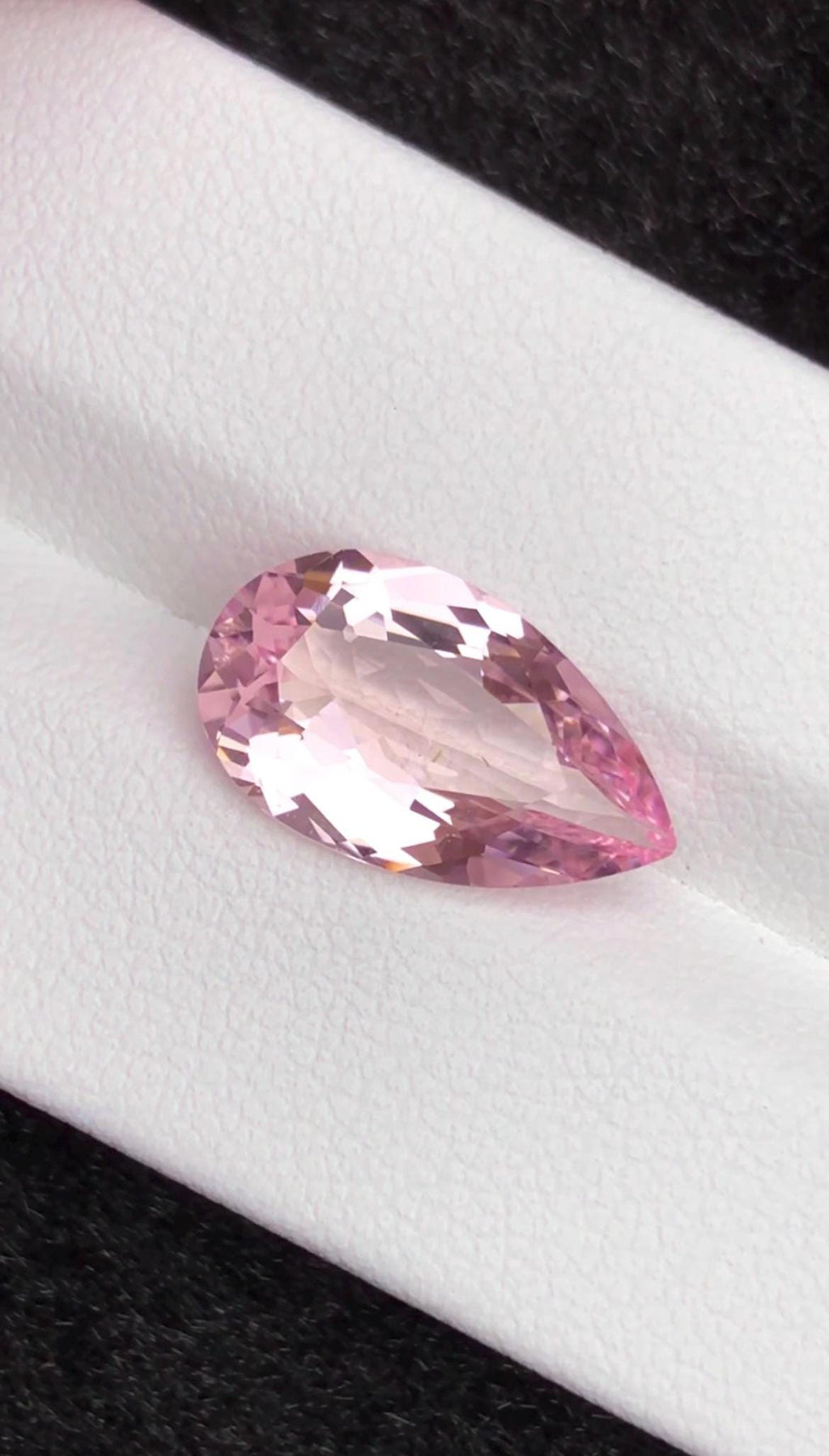 Pink Morganite 4.45 ct Pear Cut – From Pakistan