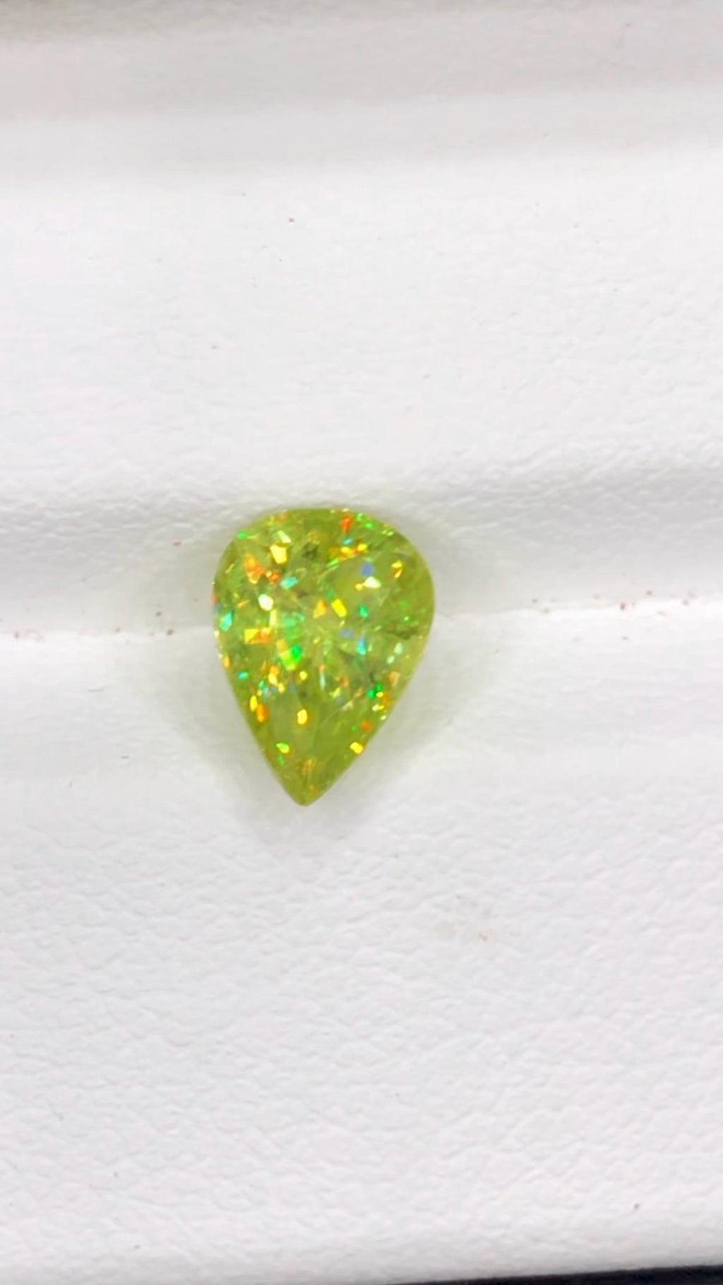 Pear Shape Sphene Gemstone: Natural Titanite, 1.60 CT