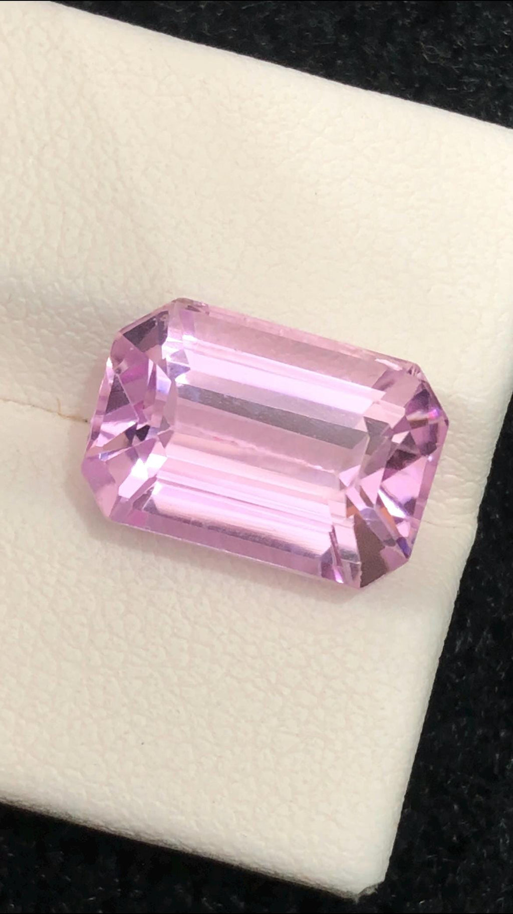 Pink Kunzite Emerald Cut – 9.70 Carats from Afghanistan
