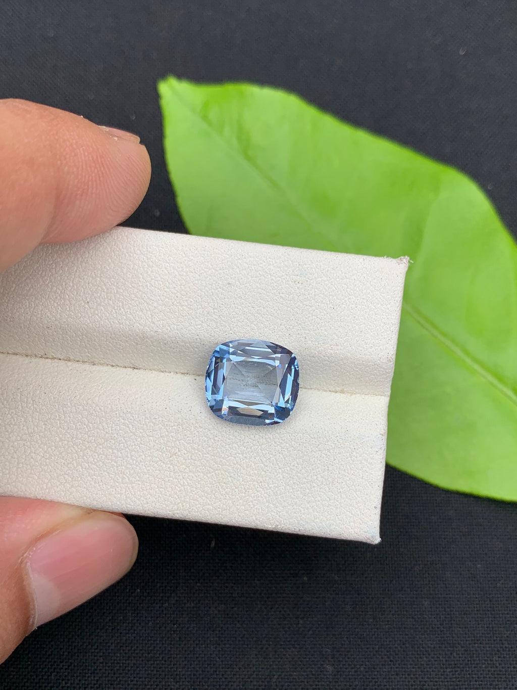 Santa Maria Blue Aquamarine Gemstone: 3.65 Carat Cushion Cut