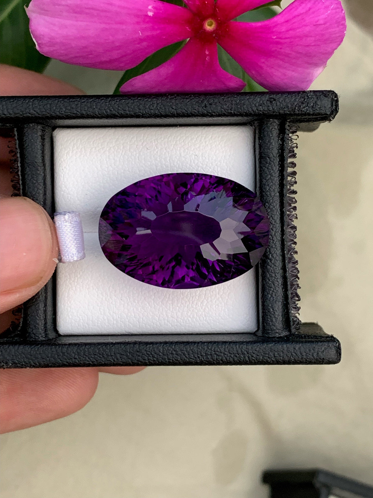 43 Ct Natural Purple Amethyst Oval Loose Gemstone - February Birthstone